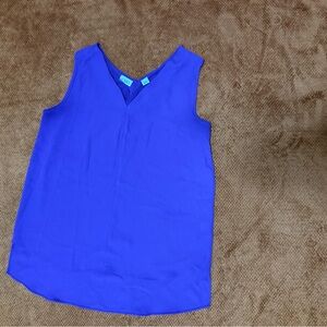 Vibrant Blue Sleeveless Top